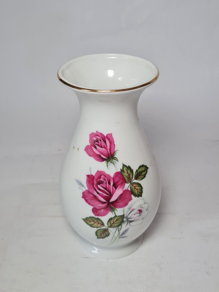 Фарфоровая ваза для цветов Сваровски, 15.1 см, розовый