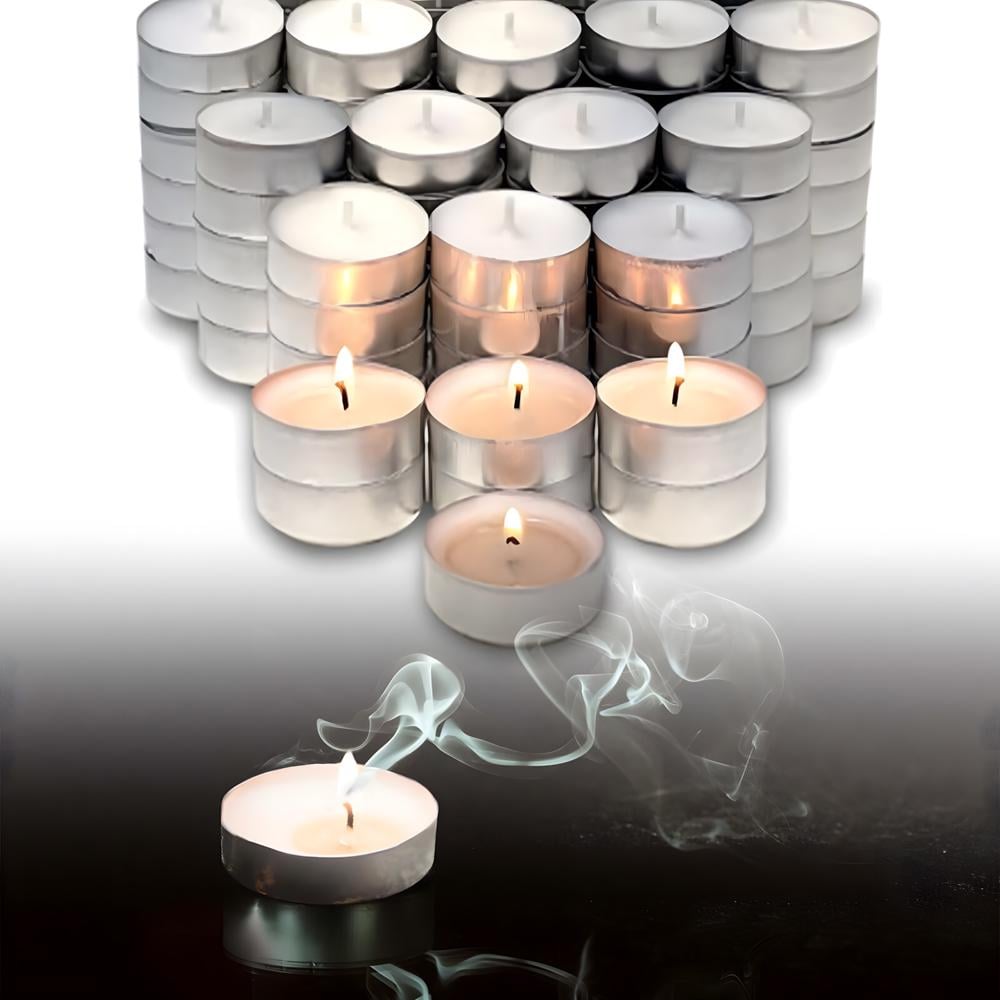 Набор из 3-х парафиновых декоративных свечей Magic drive, 8 х 4.3 х 6.6 см, белый/красный/декор